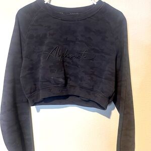 Alphalete Cropped Crew Neck Sweater